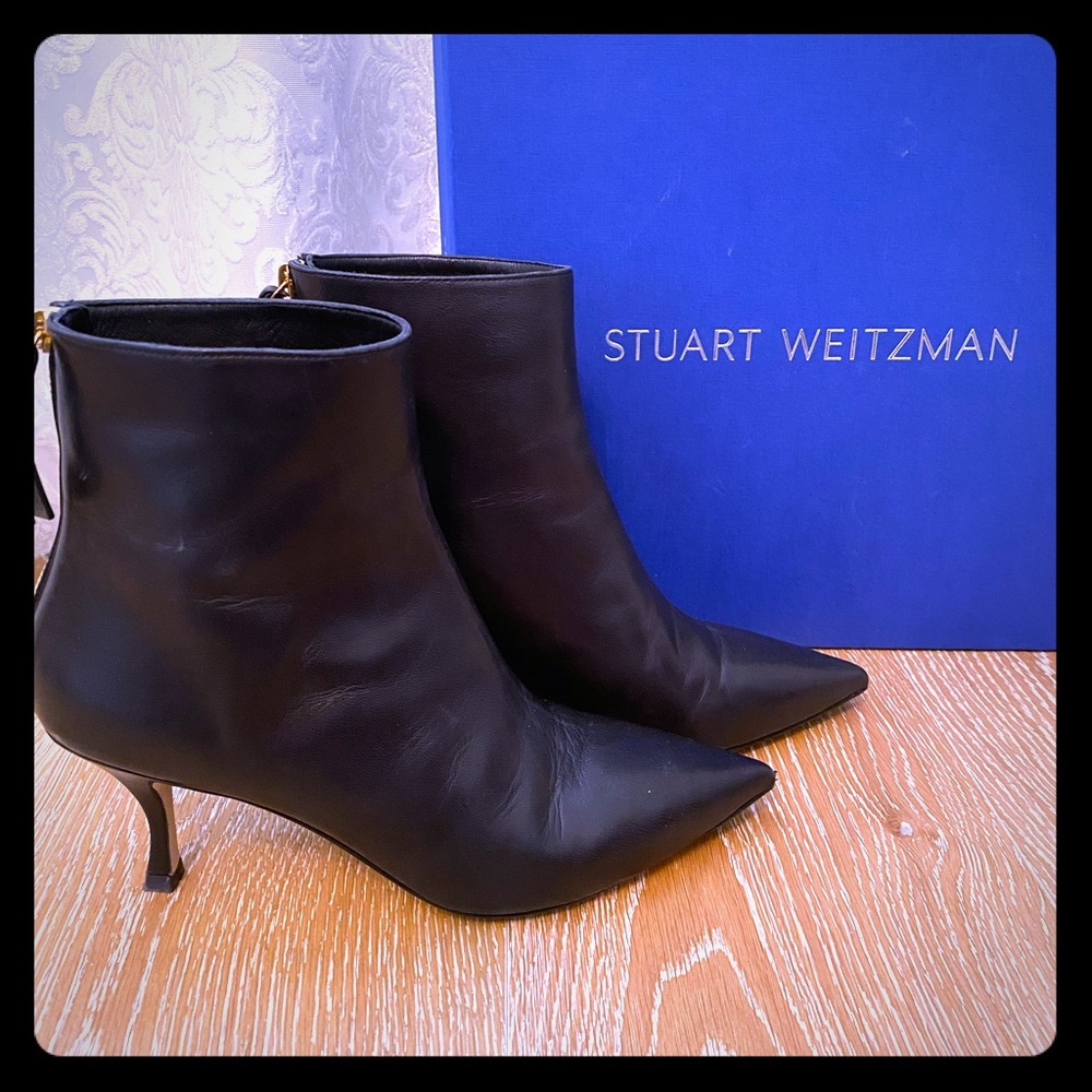 Stuart Weitzman leather booties